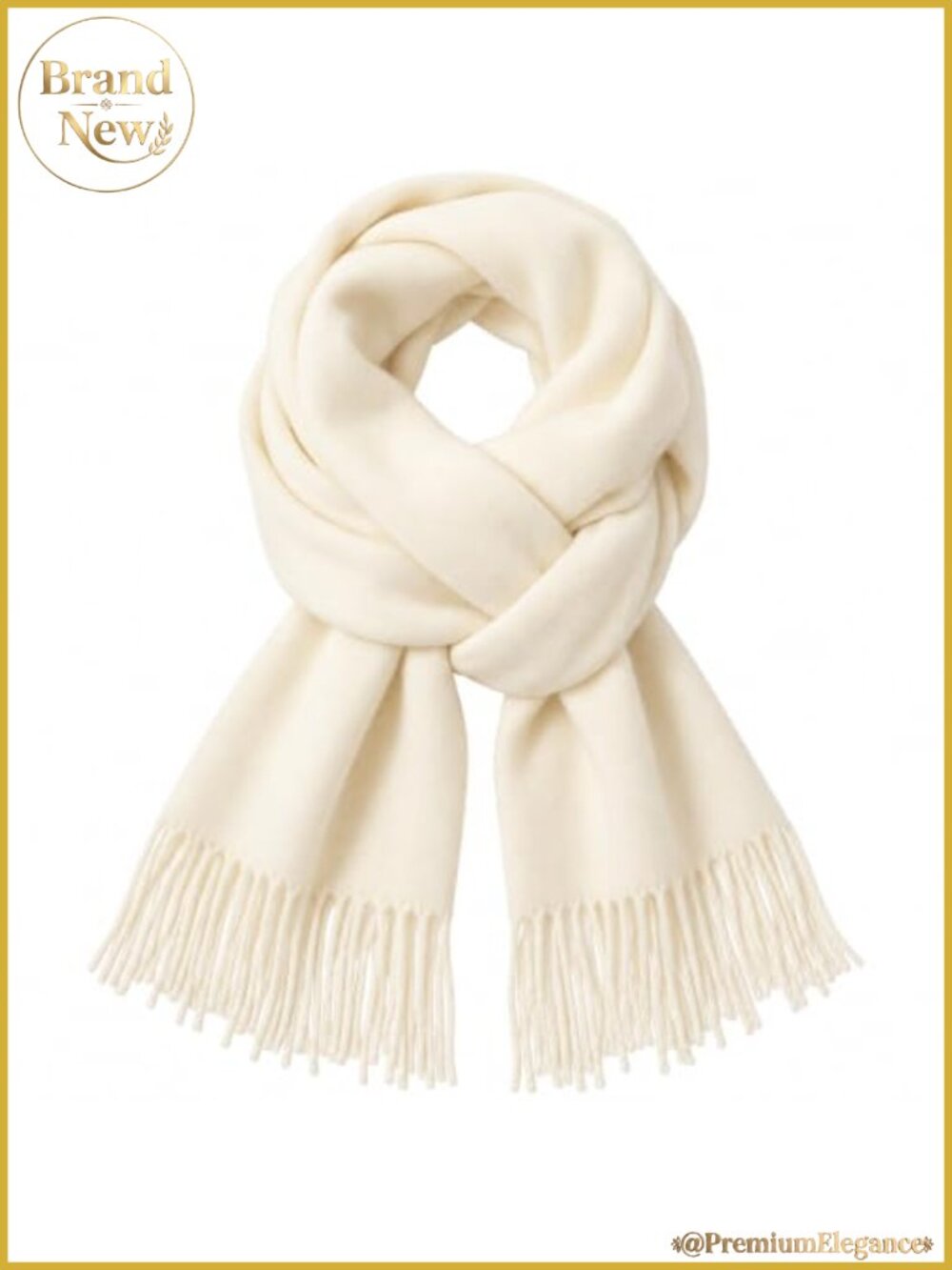 Oversized Acrylic Viscose Winter Scarf Warm Thick Long Wrap